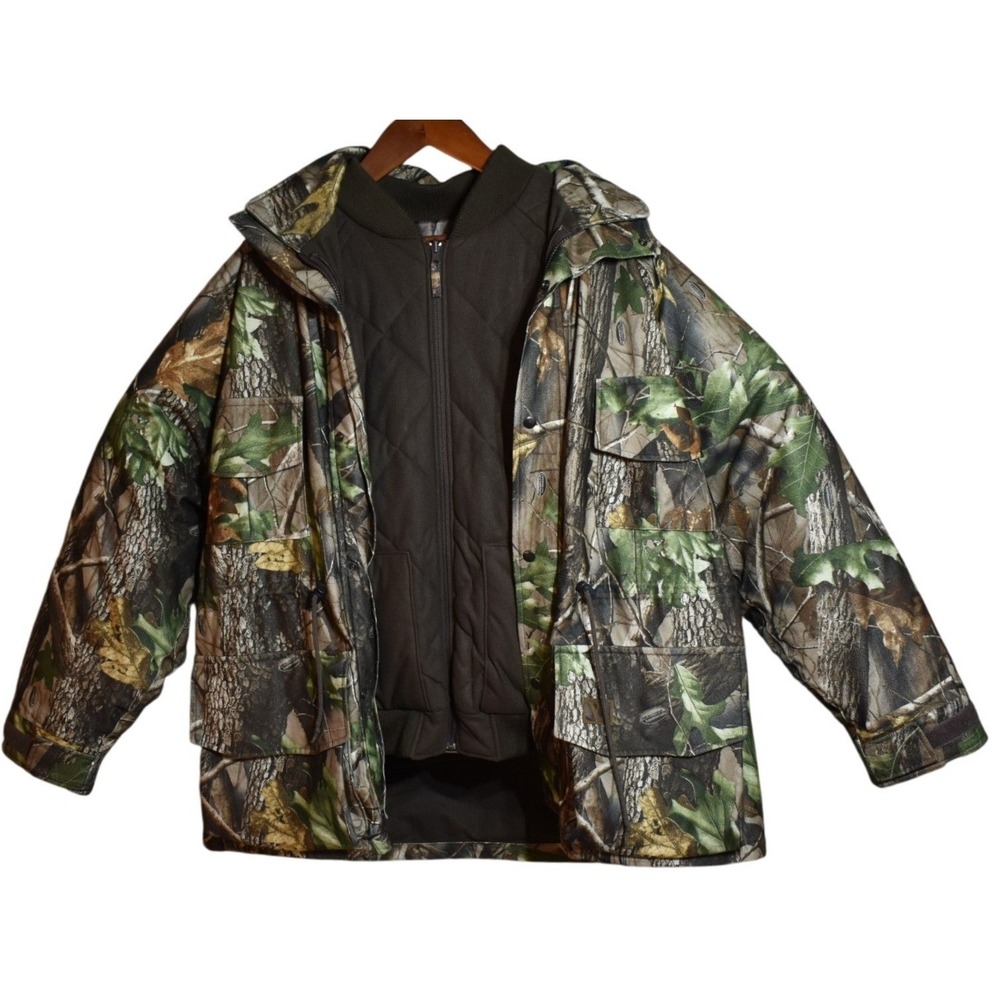 Walls 2XL RealTree Camo Hunting Parka Insulated Jacket with Removable Liner Hood